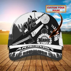 3D Classic Cap Arborist Personalized Name Cap 129 Namashops