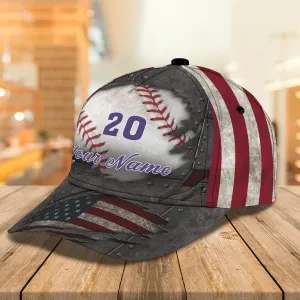 3D Classic Cap Baseball 05Personalized Name Cap Namashops