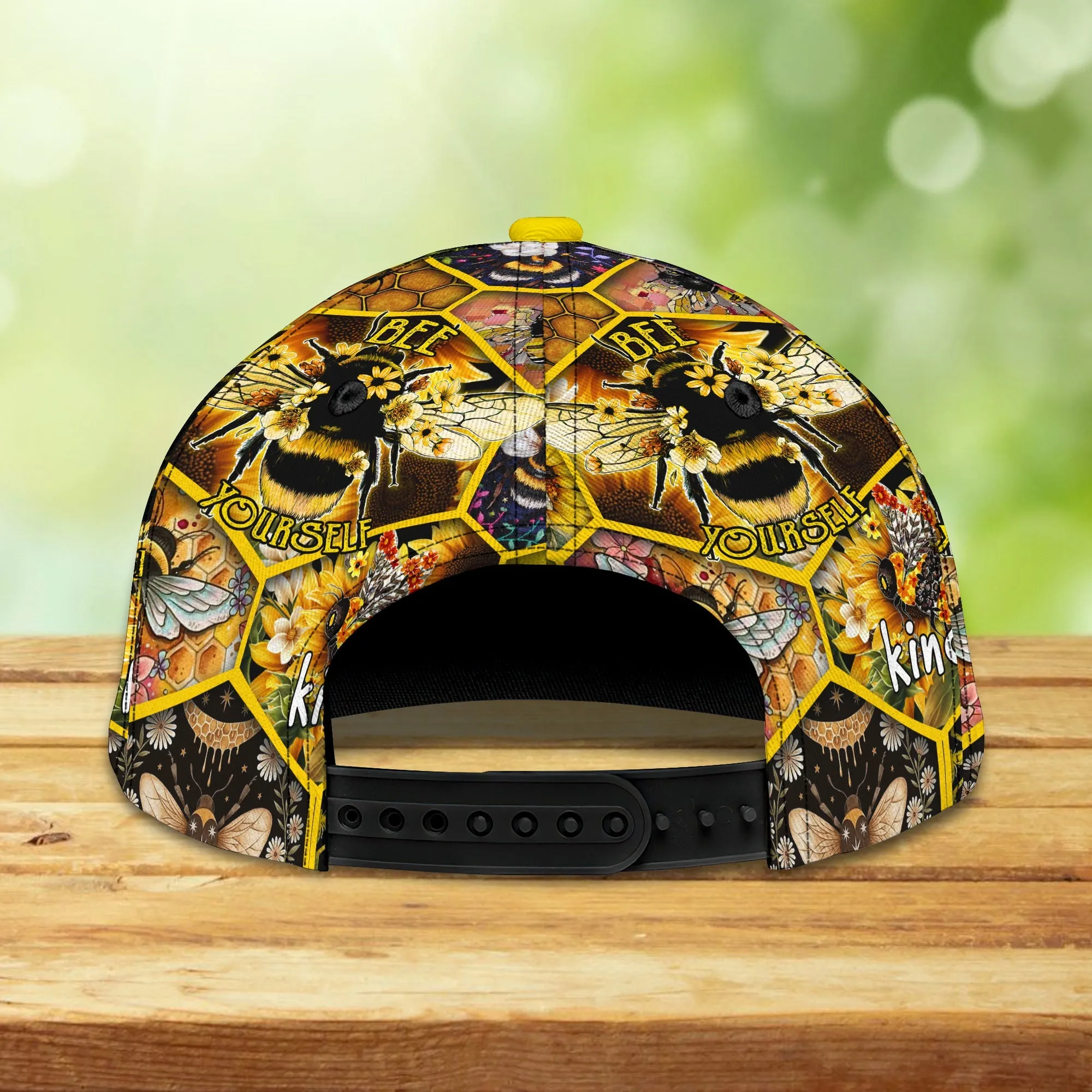 3D Classic Cap Bee Yourself Personalized Name Cap 44 Namashops
