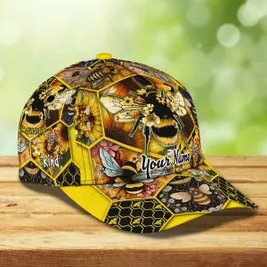 3D Classic Cap Bee Yourself Personalized Name Cap 44 Namashops