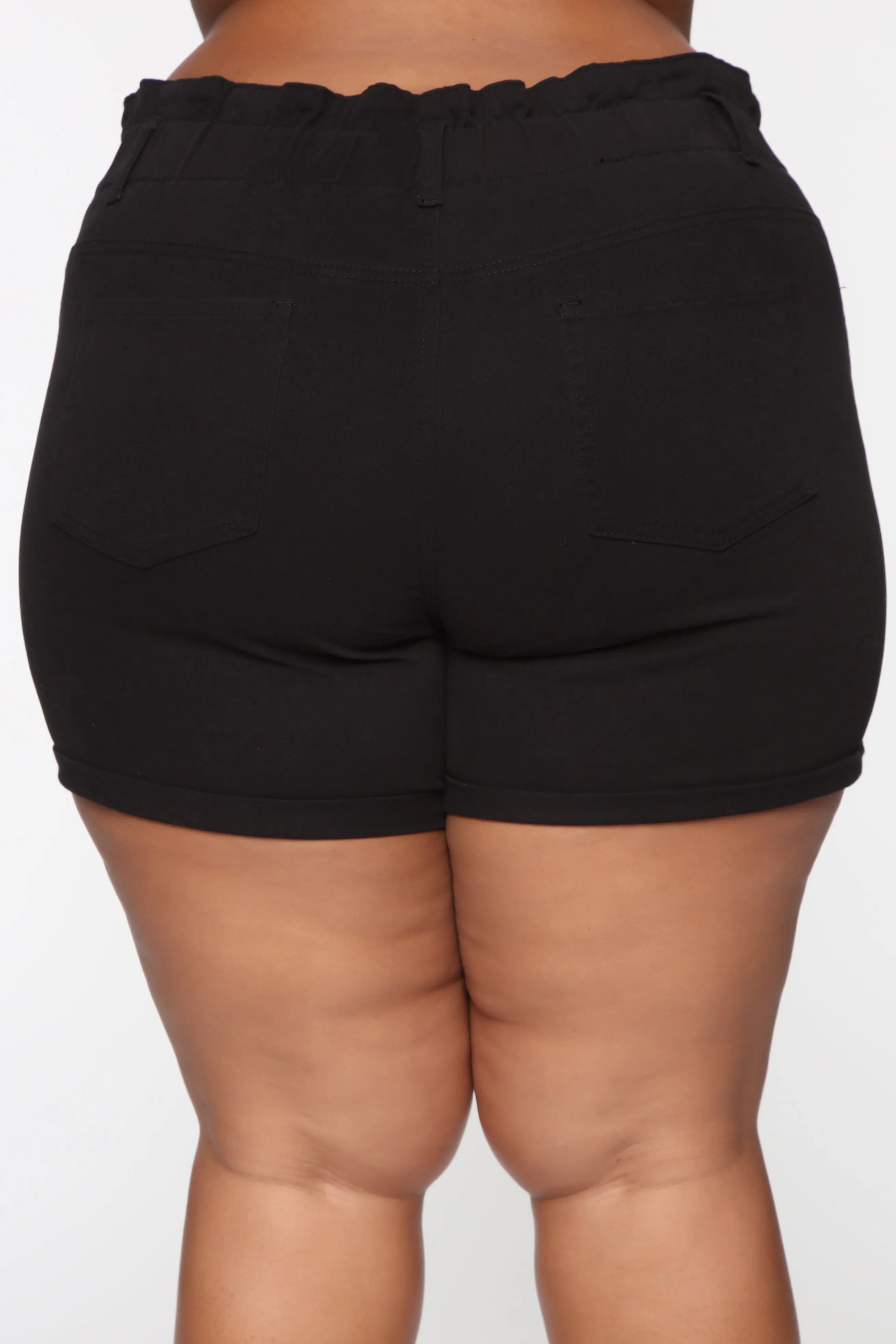 Always On My Mind Denim Shorts - Black