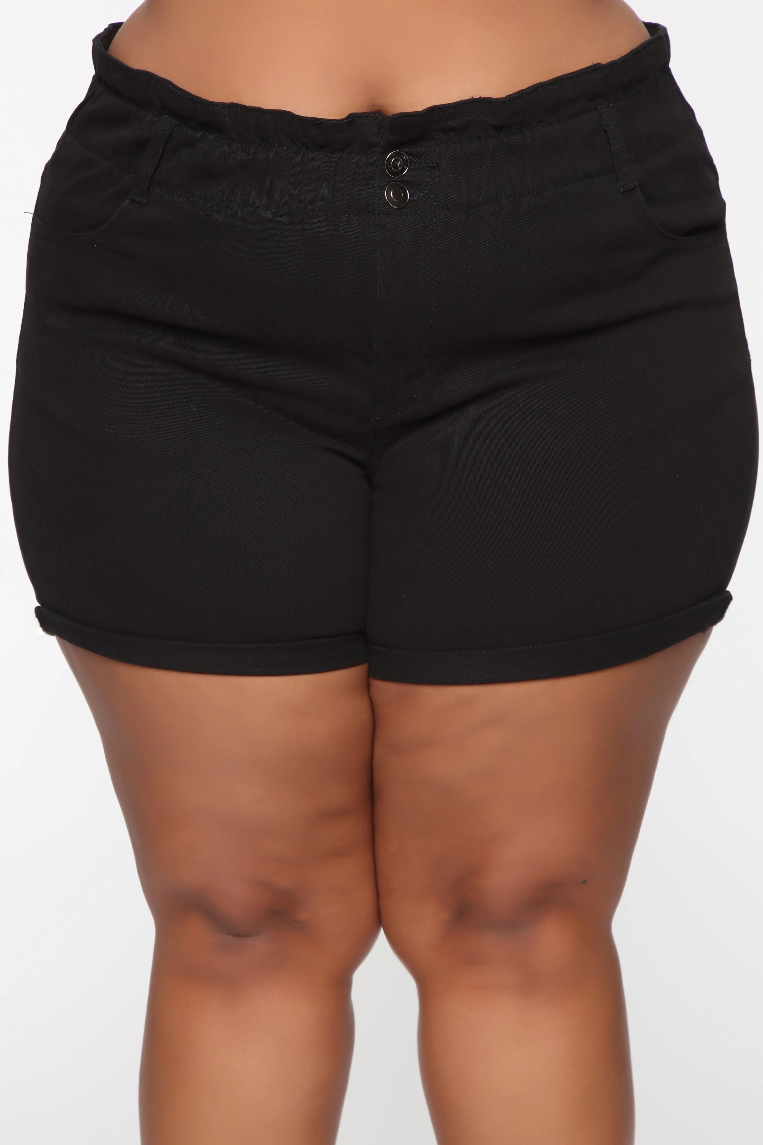 Always On My Mind Denim Shorts - Black