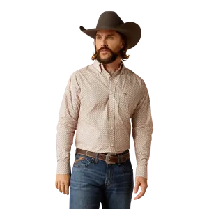 Ariat Men's Titus Fitted Brown Shirt