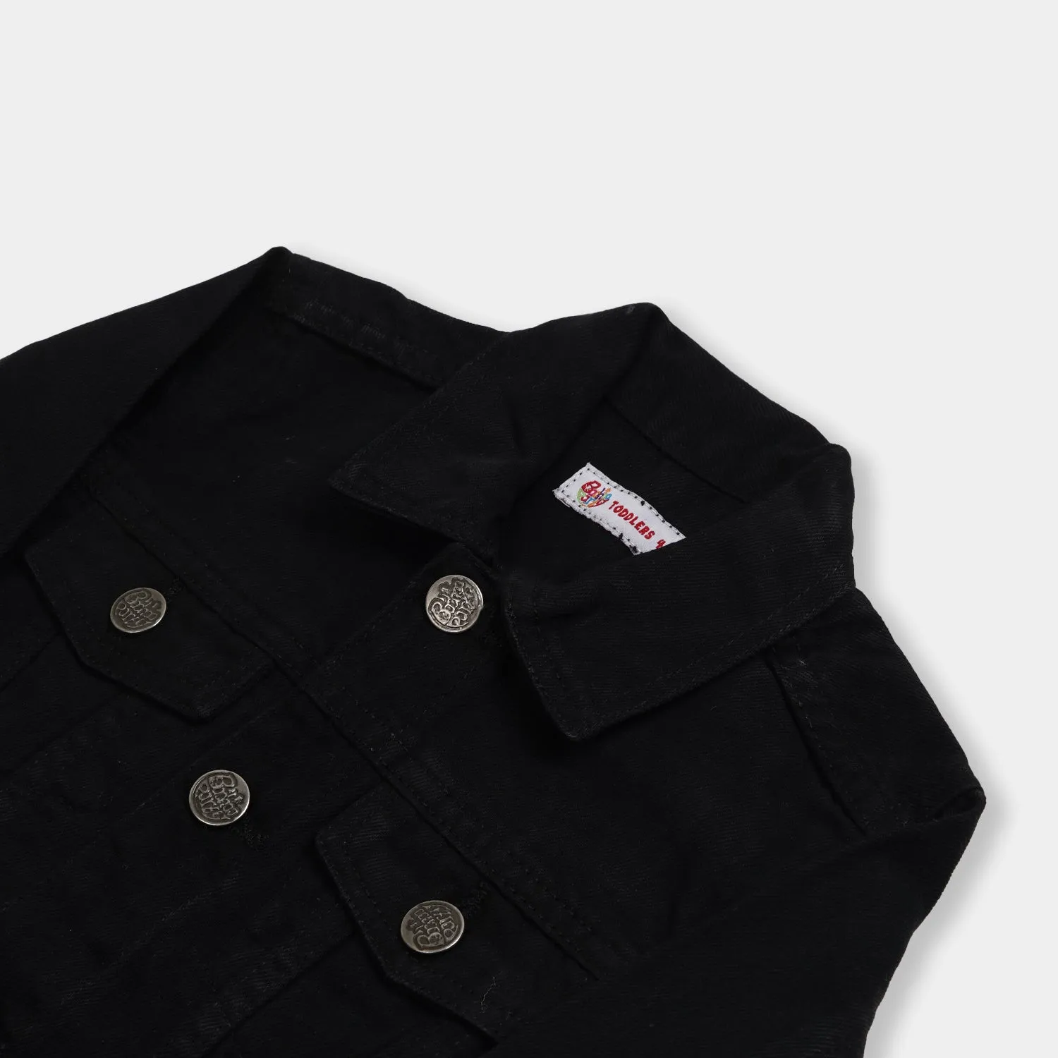 Boys Denim Jacket Basic - Black