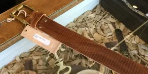 Brave Mens Belt Cognac Scrunch Taijo 2330