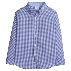 Button Down Shirt - Navy Gingham