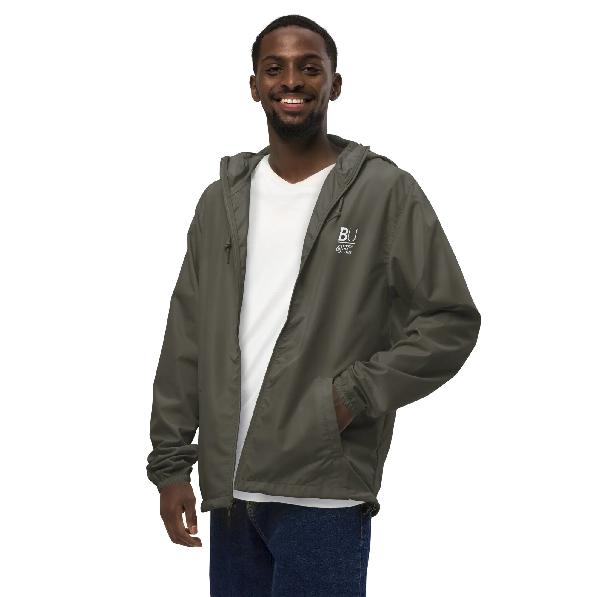 BU@YFC Unisex lightweight zip up windbreaker