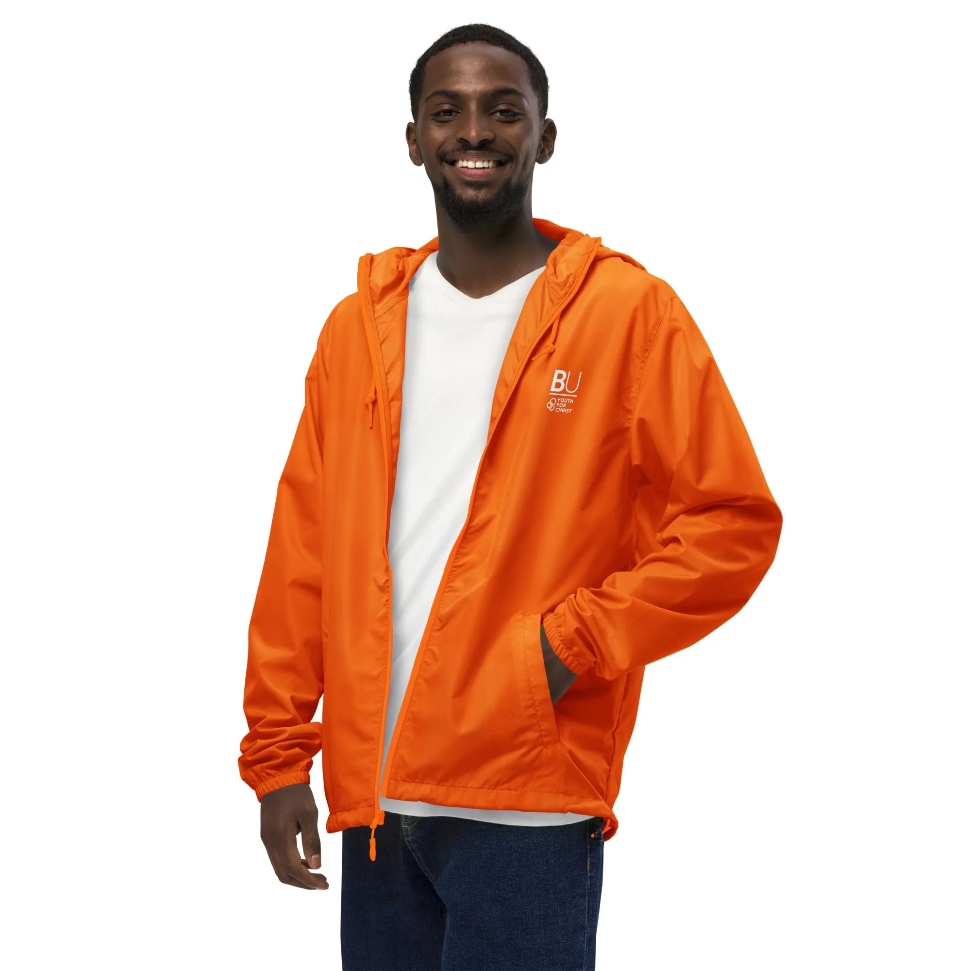 BU@YFC Unisex lightweight zip up windbreaker