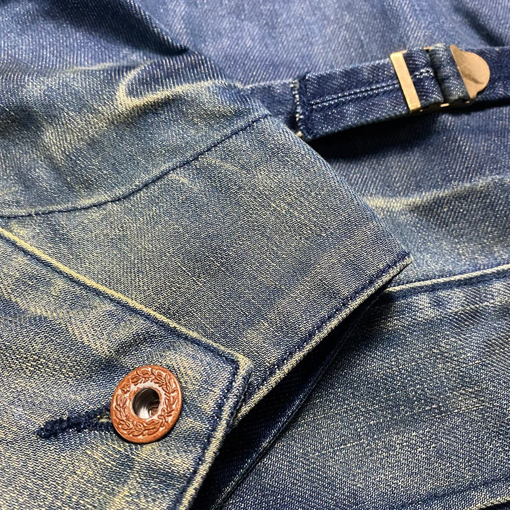 BZEN M.3315 MAVERICK-UL REGULAR FIT UNLINED DENIM JACKET-11.5oz-MID VINTAGE