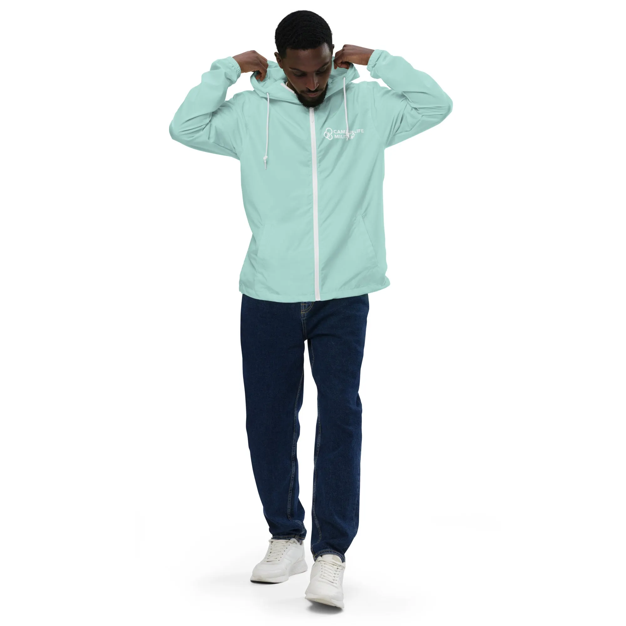 Campus Life Military Unisex Lightweight Zip Up Windbreaker