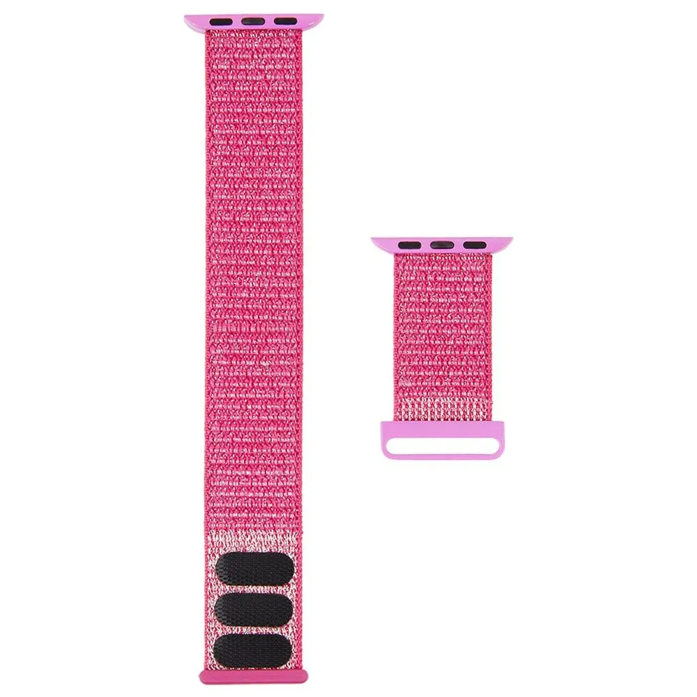 CASE-MATE 38-41mm Apple Watch Nylon Band for Series 1-8 & SE - Metallic Pink  (Apple Watch sold separately)
