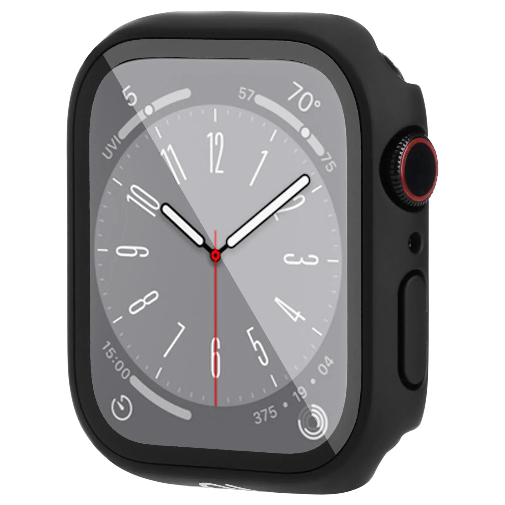 CASE-MATE  Apple Watch Series 7-8 41mm Tough Case - Clear Black Frame