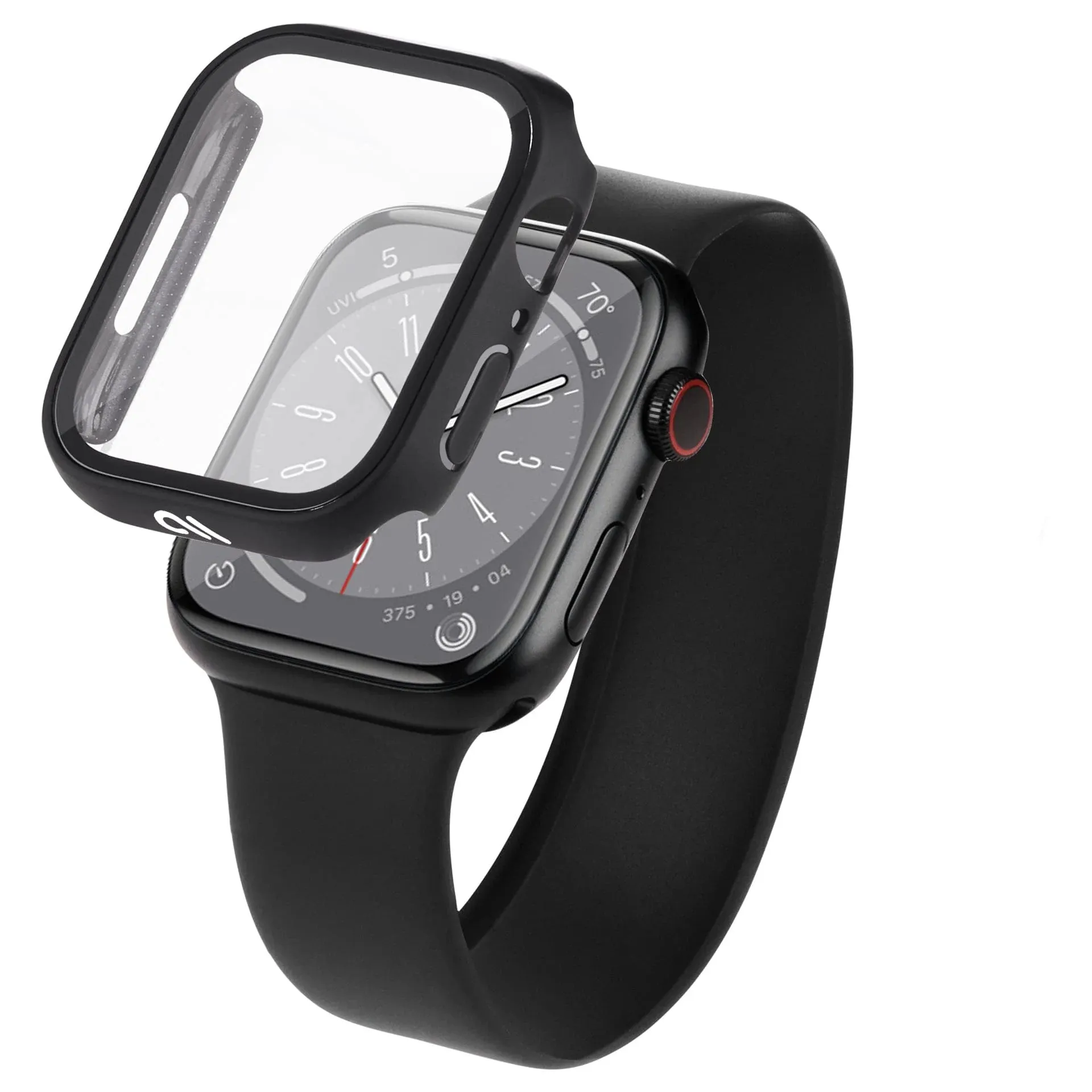 CASE-MATE  Apple Watch Series 7-8 41mm Tough Case - Clear Black Frame