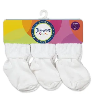 Classic Turn Cuff Bootie Socks-6 Pair