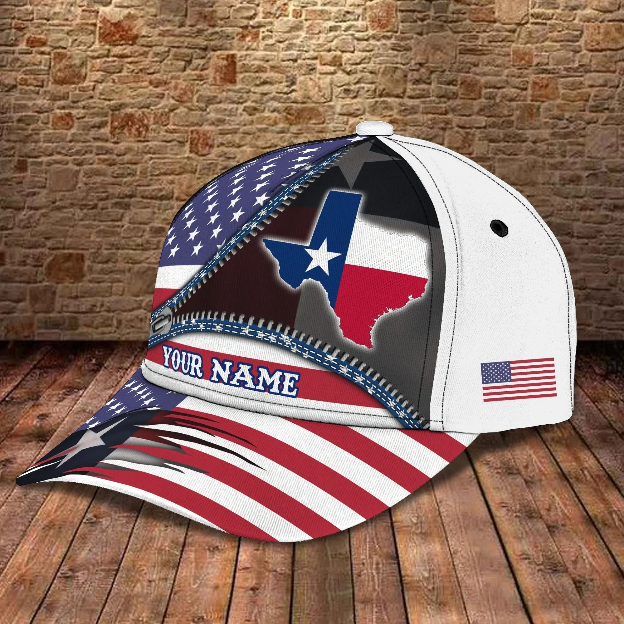 Customized 3D Full Printed Baseball Cap Pray For Texas, Texas Baseball Cap, Texas Classic Cap