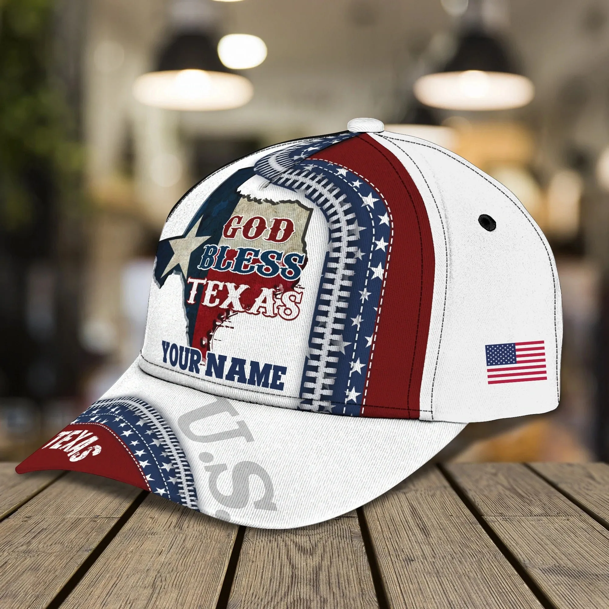 Customized 3D Full Printed Baseball Cap Pray For Texas, Texas Baseball Cap, Texas Classic Cap