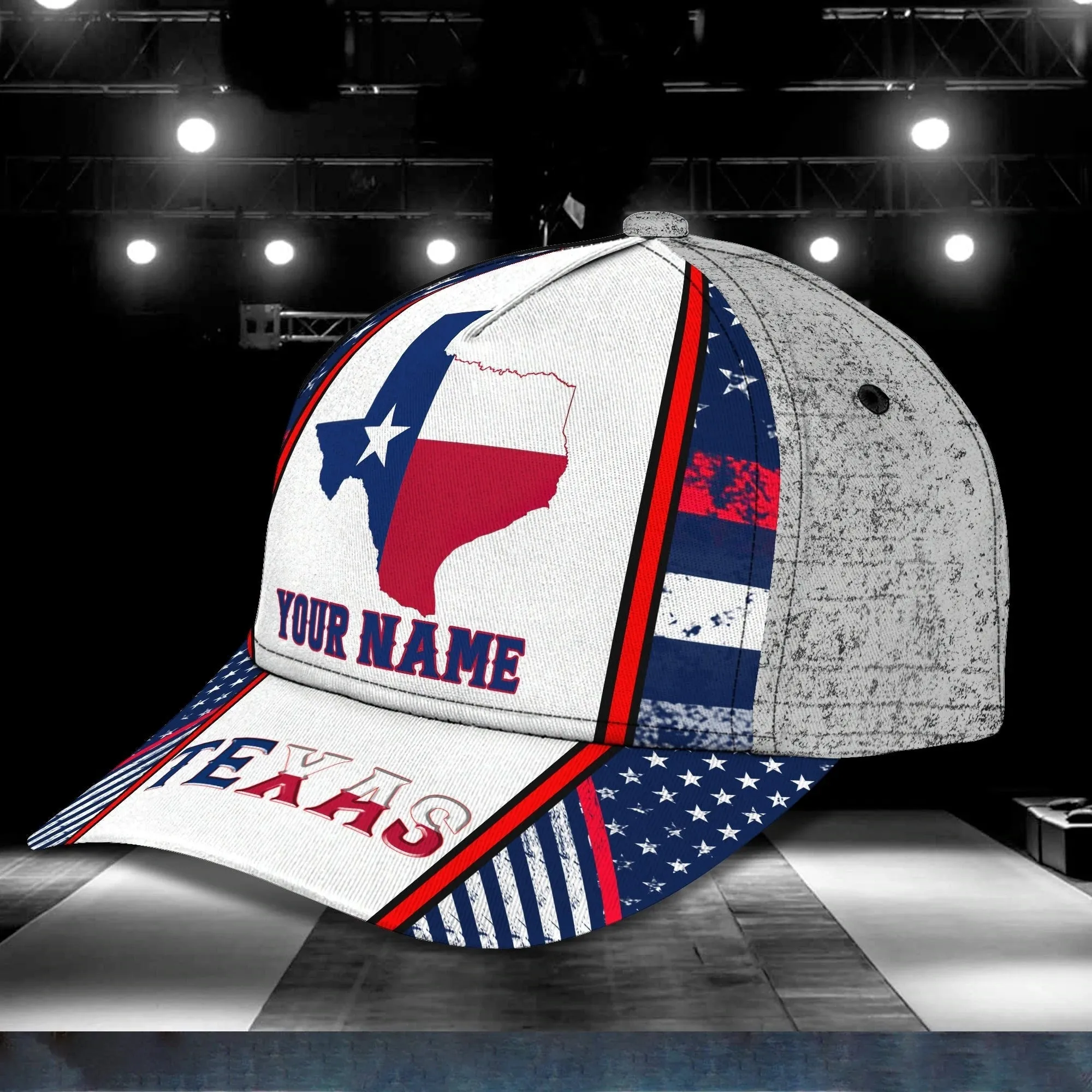 Customized 3D Full Printed Baseball Cap Pray For Texas, Texas Baseball Cap, Texas Classic Cap
