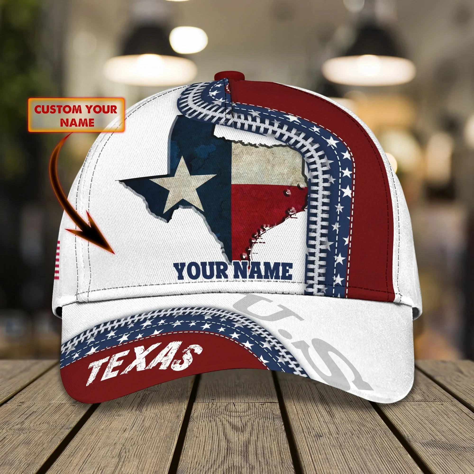 Customized 3D Full Printed Baseball Cap Pray For Texas, Texas Baseball Cap, Texas Classic Cap