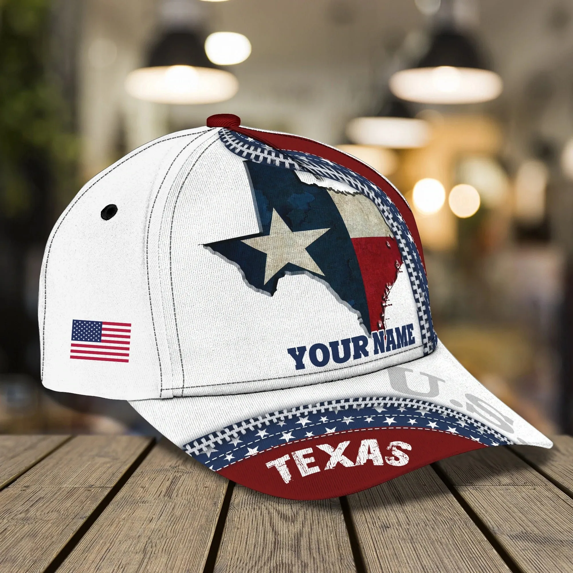 Customized 3D Full Printed Baseball Cap Pray For Texas, Texas Baseball Cap, Texas Classic Cap