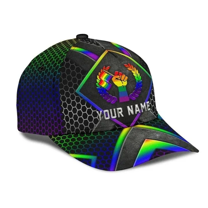 Customized Pride Baseball Cap For Lgbtq, Pastel We Are All Human Lgbt Printing 3D Baseball Cap Hat