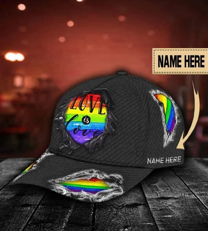 Customized Pride Baseball Cap For Lgbtq, Pastel We Are All Human Lgbt Printing 3D Baseball Cap Hat