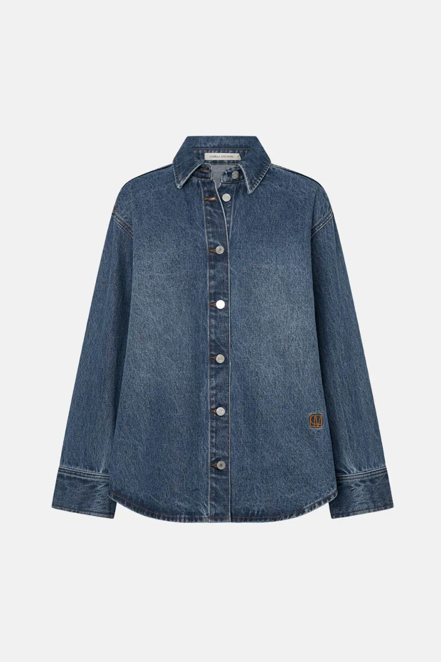 Dalton L/S Denim Shirt Classic Blue