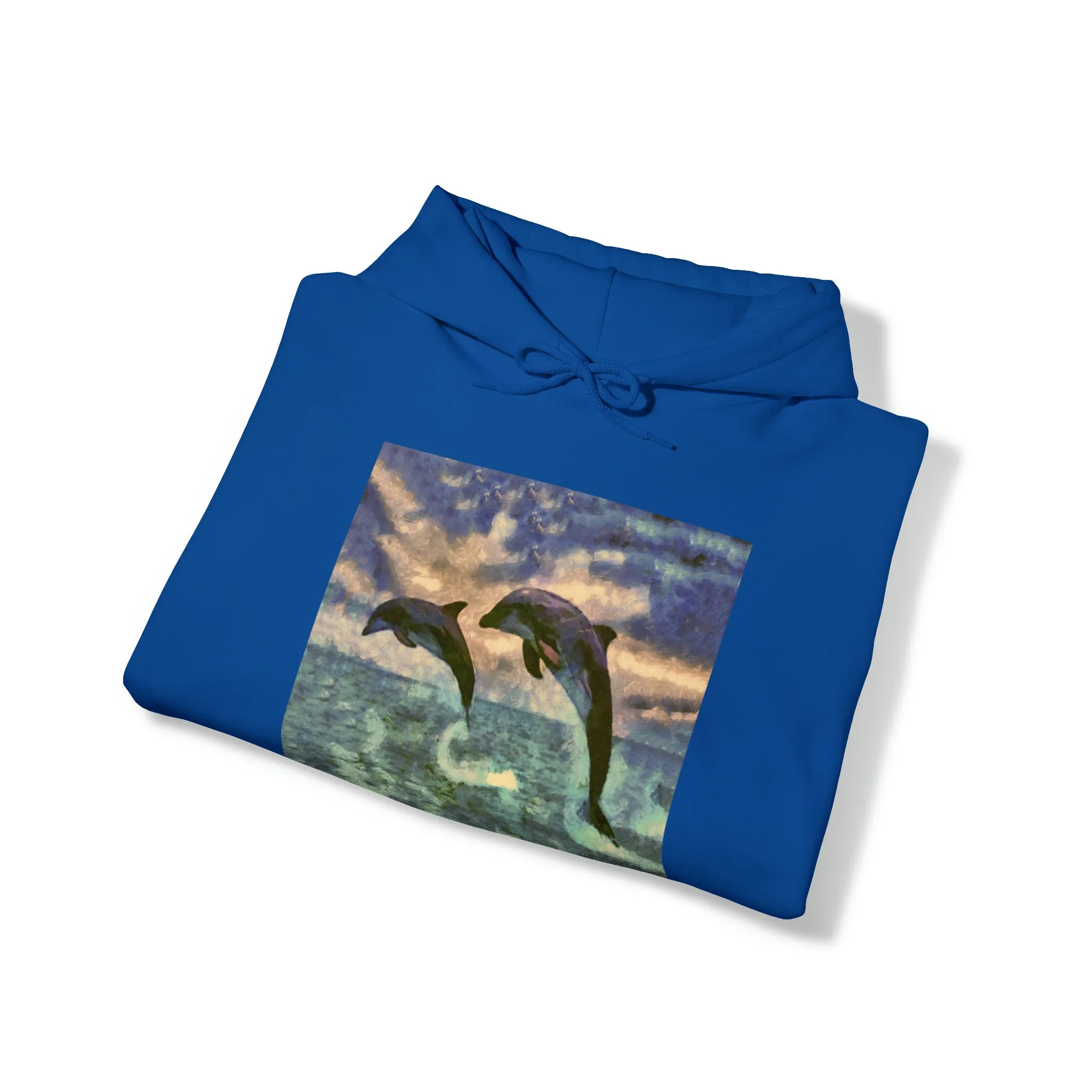 Dolphins 'Flip & Flop' Unisex 50/50 Hoodie
