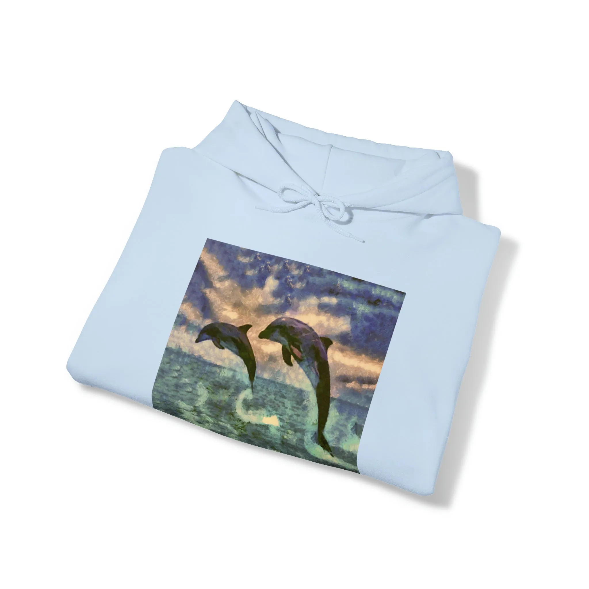 Dolphins 'Flip & Flop' Unisex 50/50 Hoodie