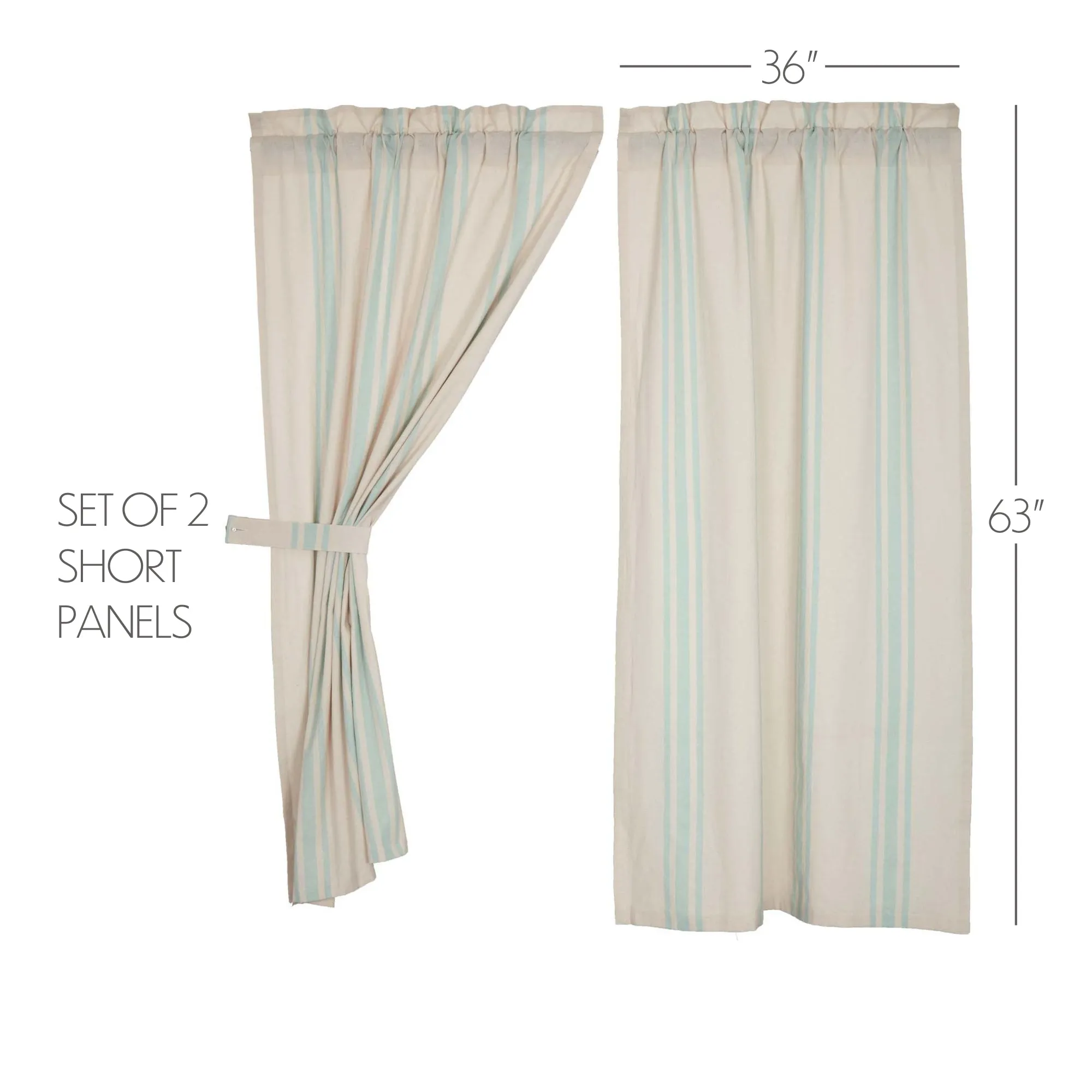 Grain Sack Panel Set of 2