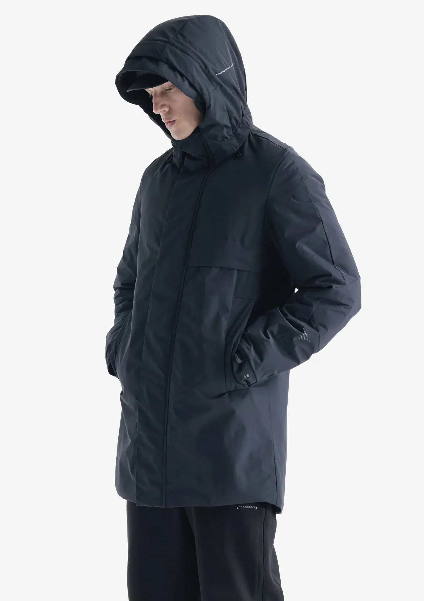 KRAKATAU MASARU Removable Hood Trench Coat Qm484