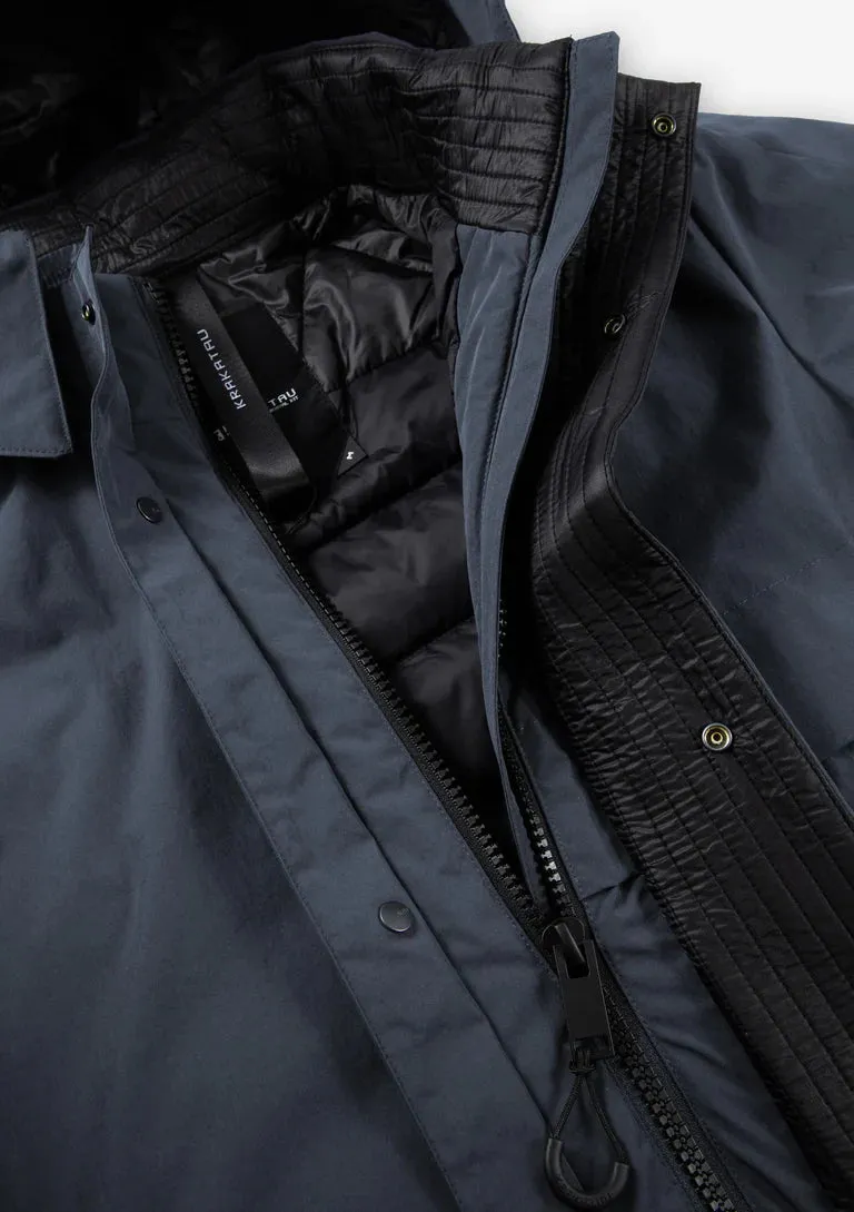 KRAKATAU MASARU Removable Hood Trench Coat Qm484