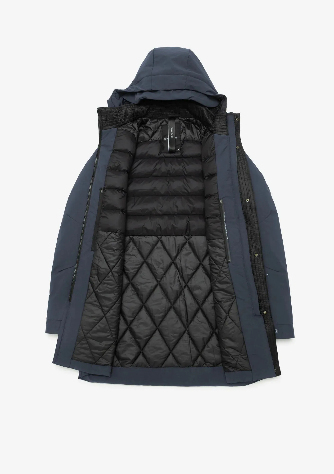 KRAKATAU MASARU Removable Hood Trench Coat Qm484