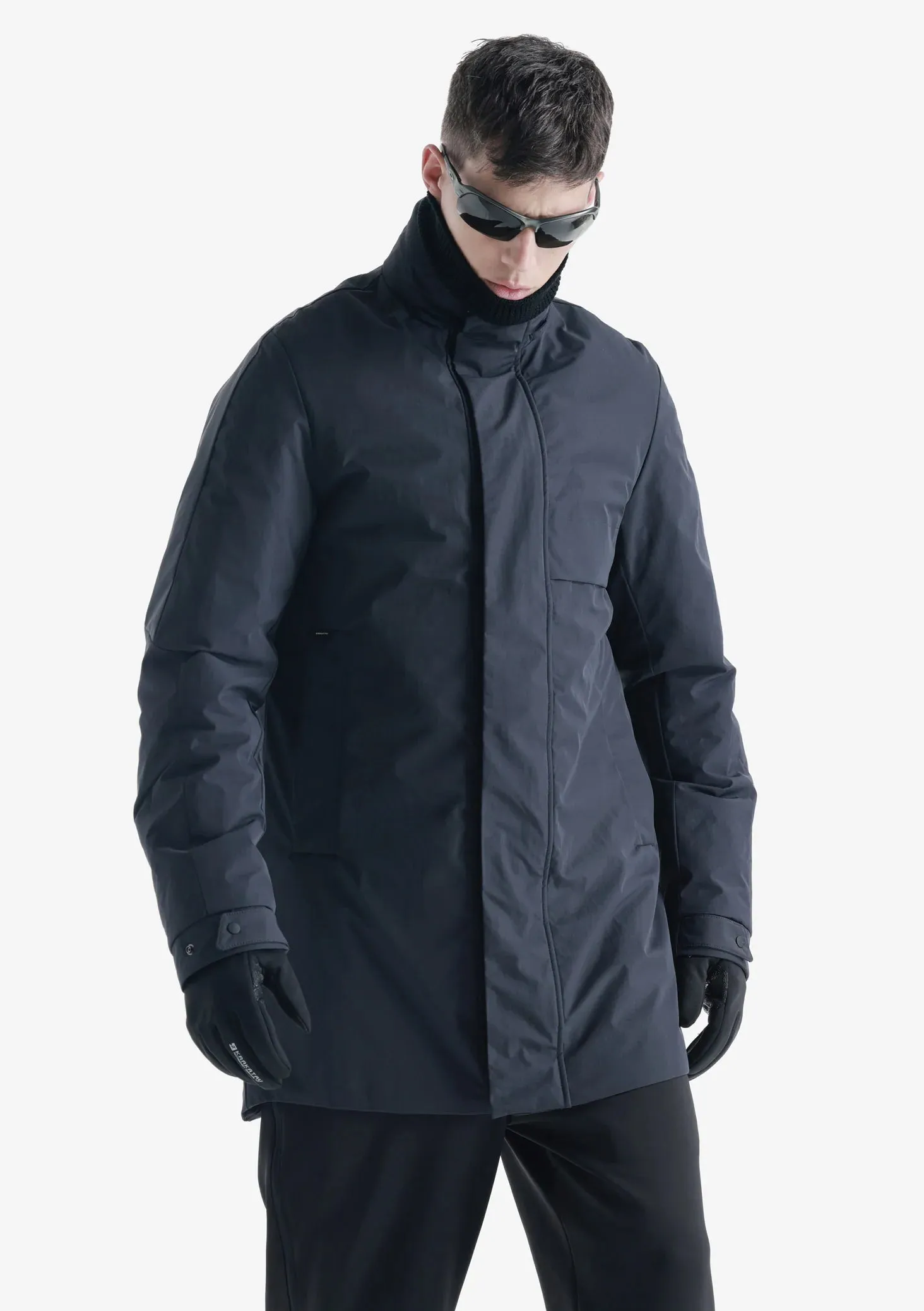 KRAKATAU MASARU Removable Hood Trench Coat Qm484