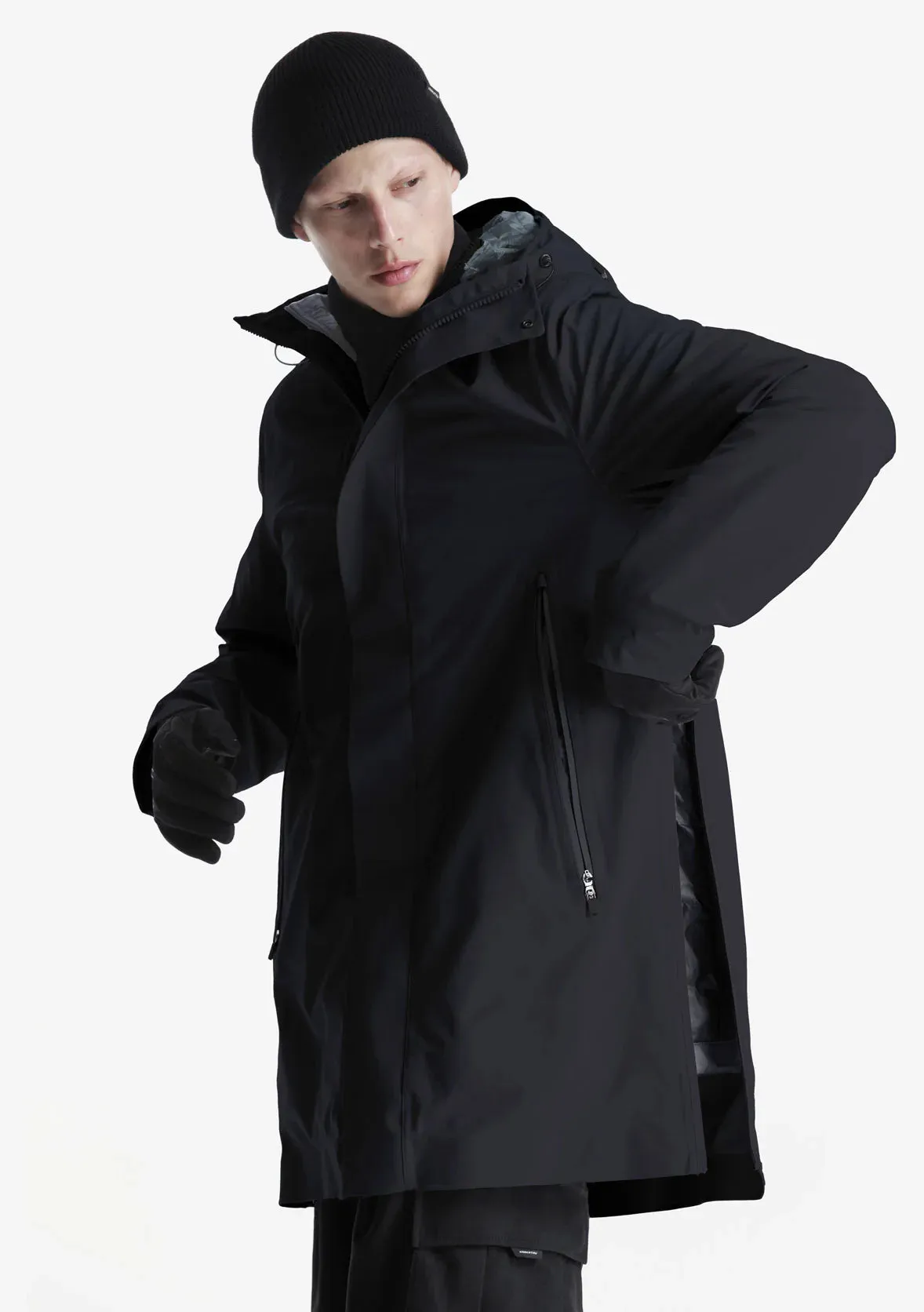 KRAKATAU PLANCK Liner Parka Qm481-1 BLACK