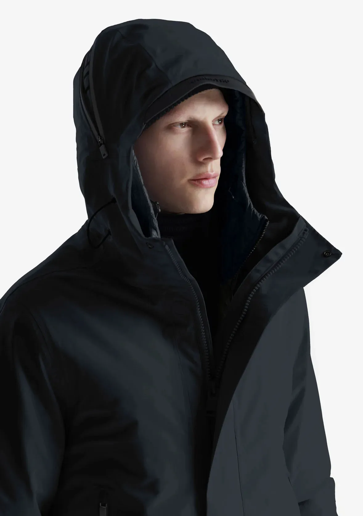 KRAKATAU PLANCK Liner Parka Qm481-1 BLACK