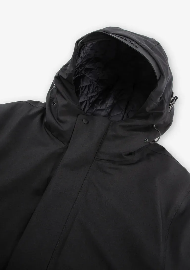 KRAKATAU PLANCK Liner Parka Qm481-1 BLACK
