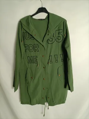 KTN. Parka verde fina T.s