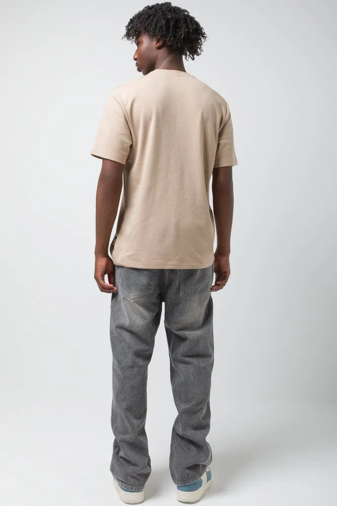 Loose Fit Denim Jeans Grey