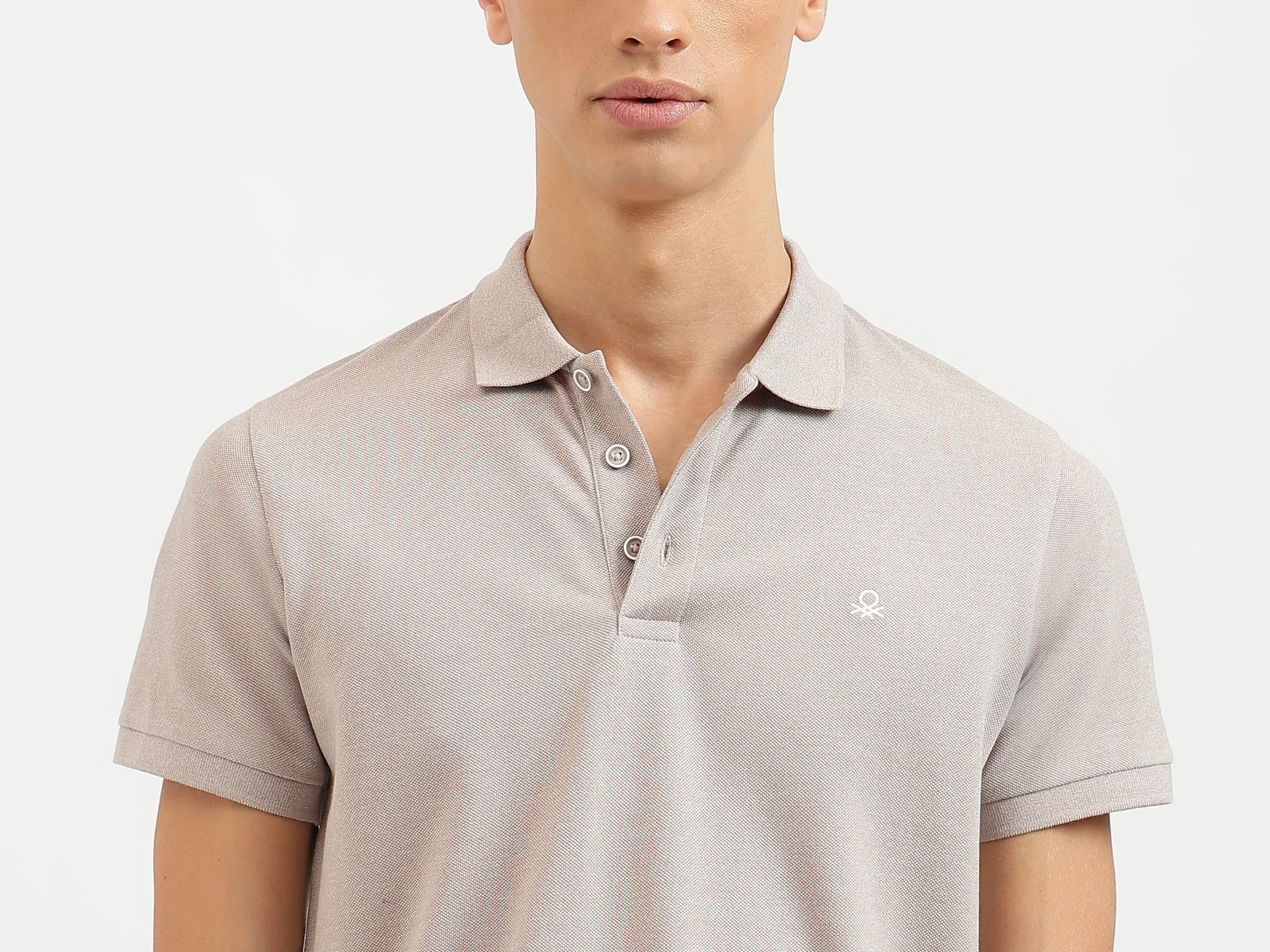 Regular Fit Collared Solid Polo T-Shirt
