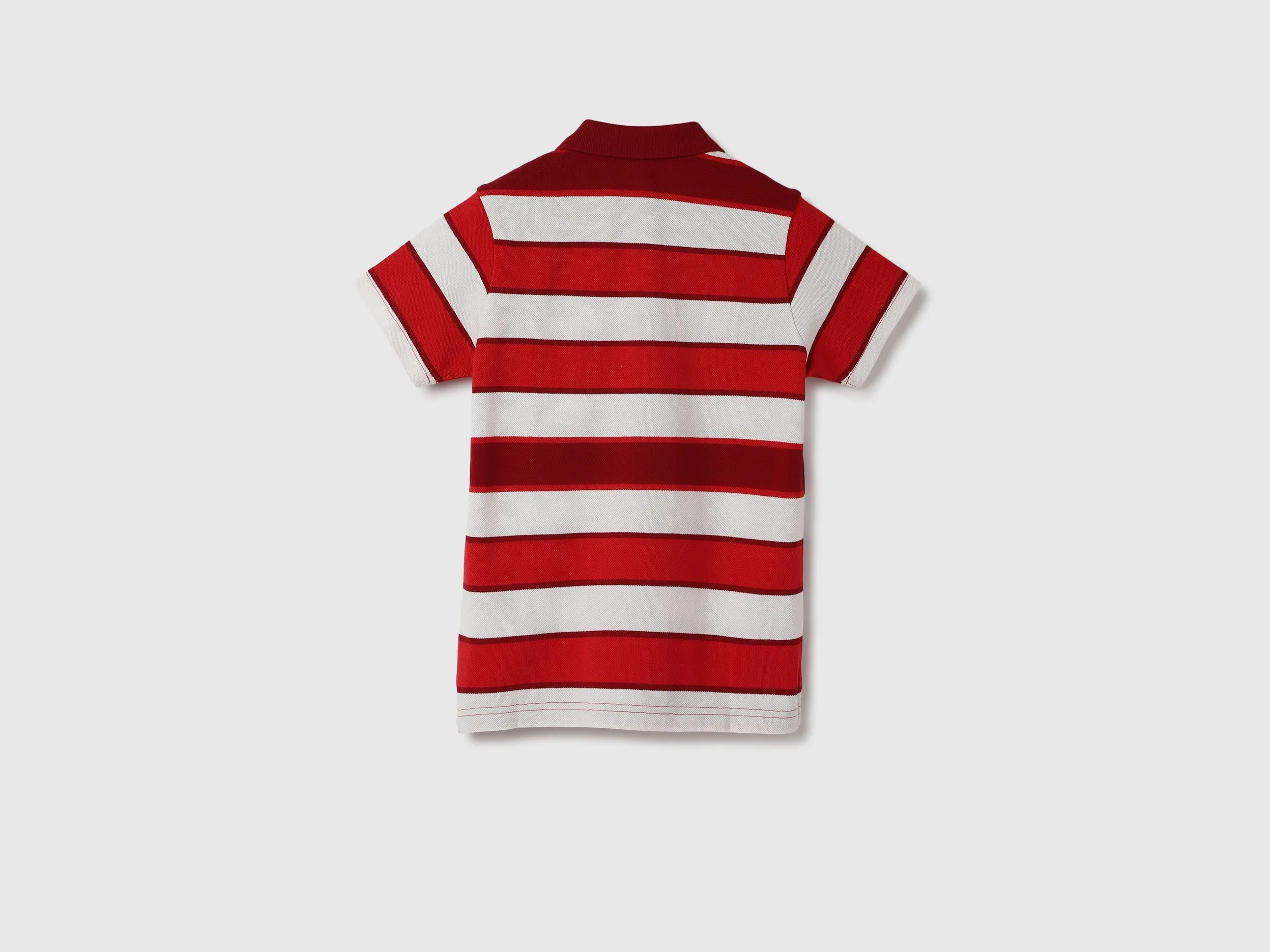 Regular Fit Collared Striped Polo T-Shirt