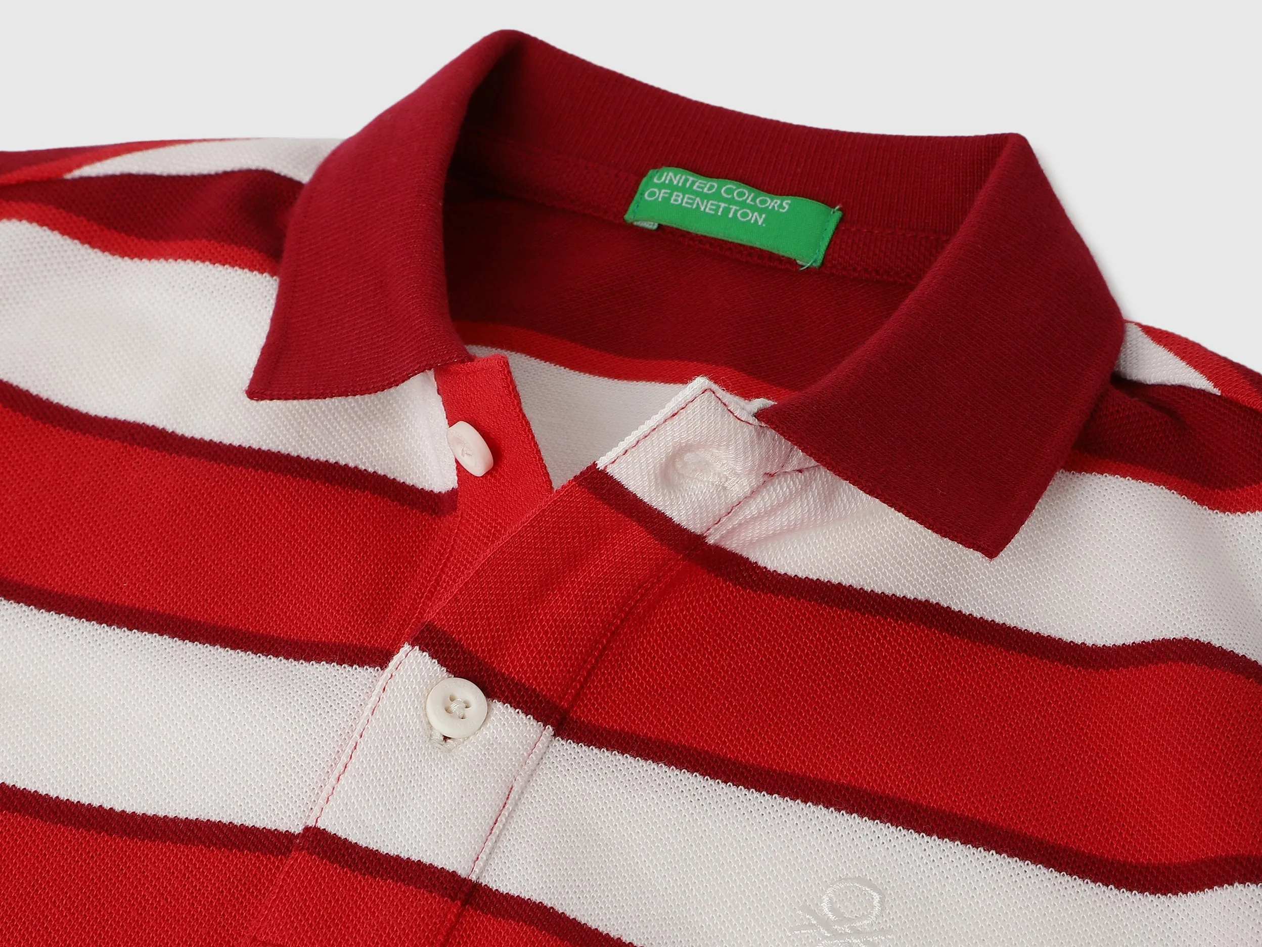 Regular Fit Collared Striped Polo T-Shirt