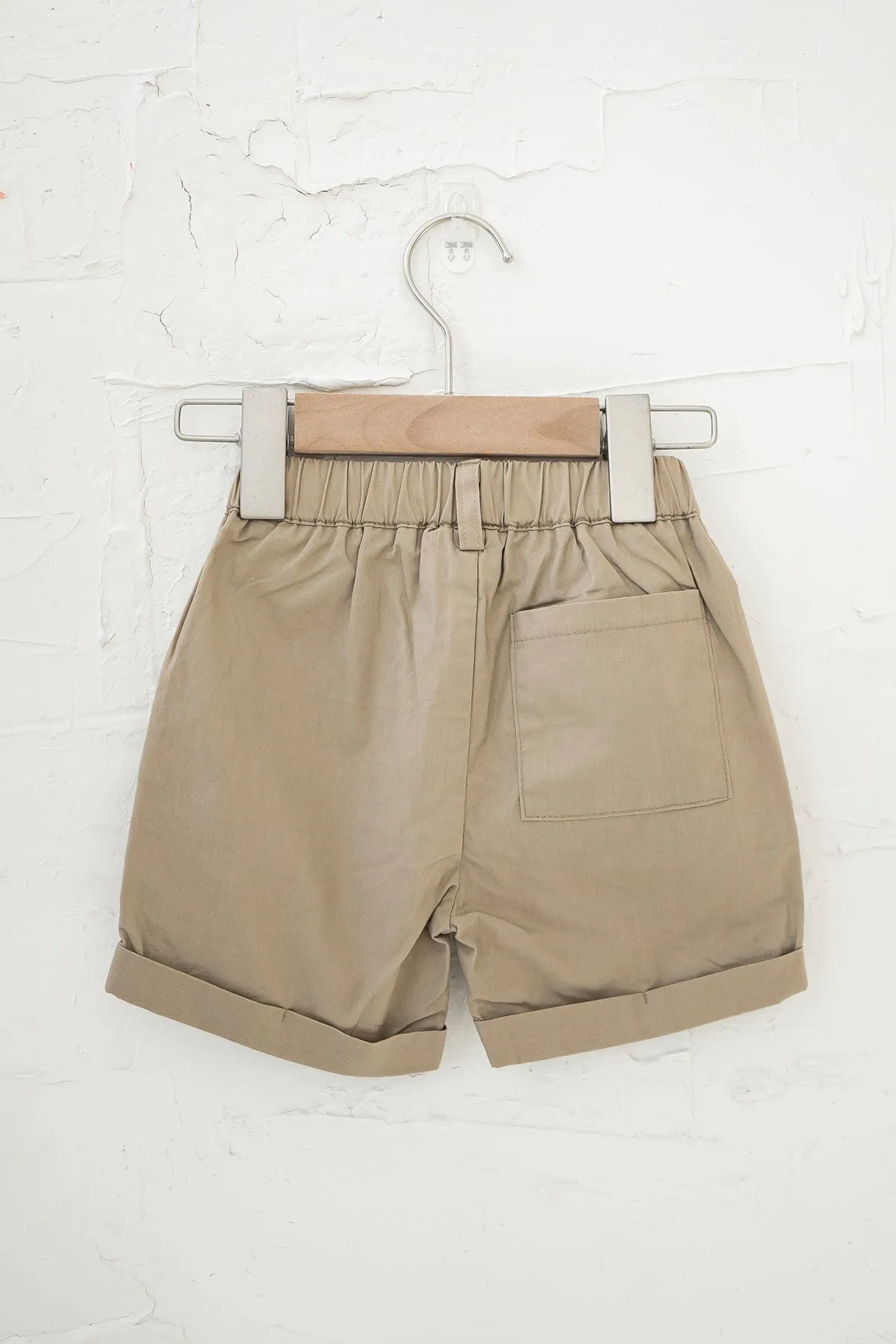 RESTOCKED** NM X LEBEAR BERM SHORTS IN KHAKI