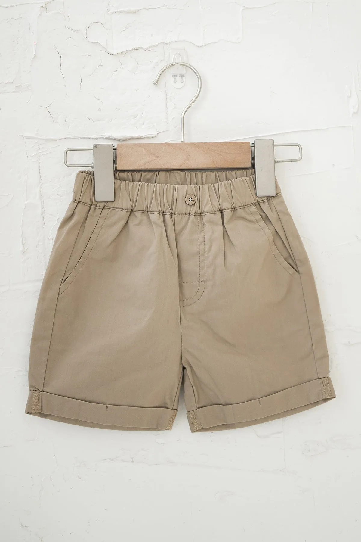 RESTOCKED** NM X LEBEAR BERM SHORTS IN KHAKI