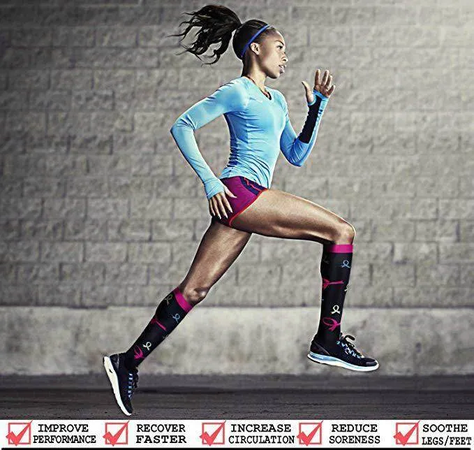 ROYALUCK Best Compression Socks 7 Pairs for Women & Men-Workout And Recovery-Pack#4