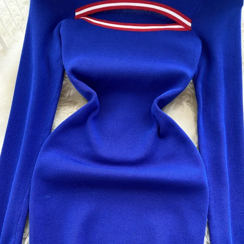 Soneya High Neck Bodycon Dress