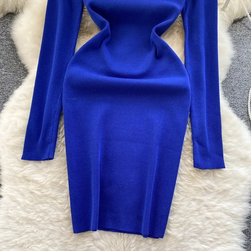 Soneya High Neck Bodycon Dress