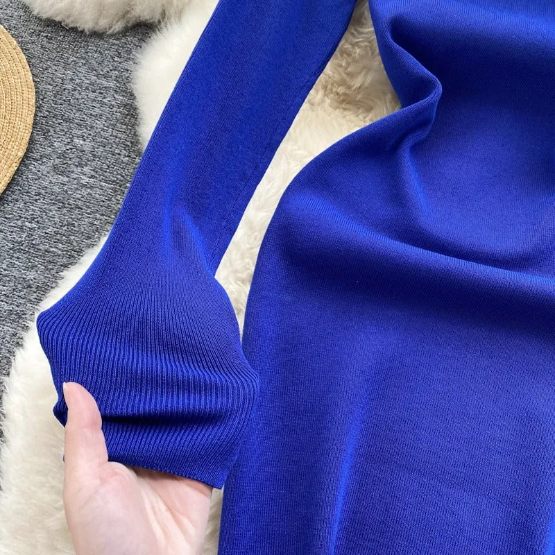 Soneya High Neck Bodycon Dress