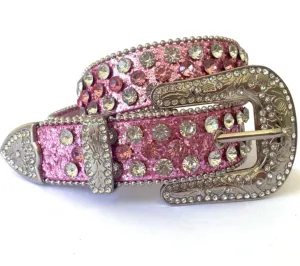 Sparkle rhinestone belt
