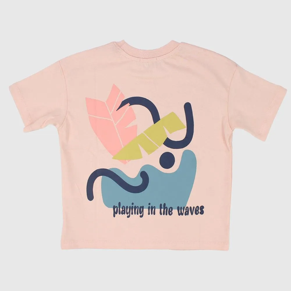Unisex "Playing In The Waves" Short-Sleeved T-Shirt