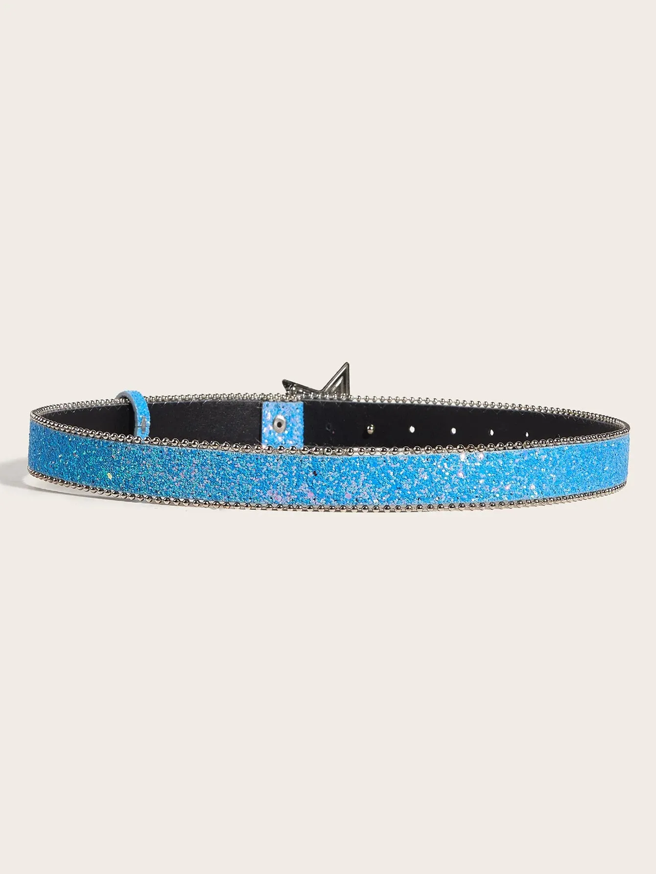 Y2K Star & Moon Rhinestone Buckle Belt